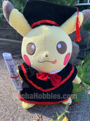 Graduation Pikachu Hungry Plush