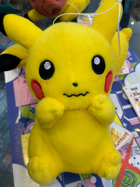 Pokemon Pikachu Anxious Hands Touching Face Small Plush (In Stock)