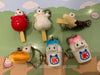 Hamster Summer Festival Foods Figure Keychain 6 Pieces Set (In-stock)