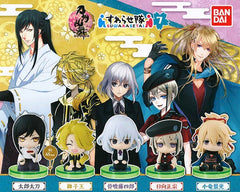 Suwarasetai Touken Ranbu Bottle Cap Character Figures Vol.7 5 Pieces Set (In-stock)