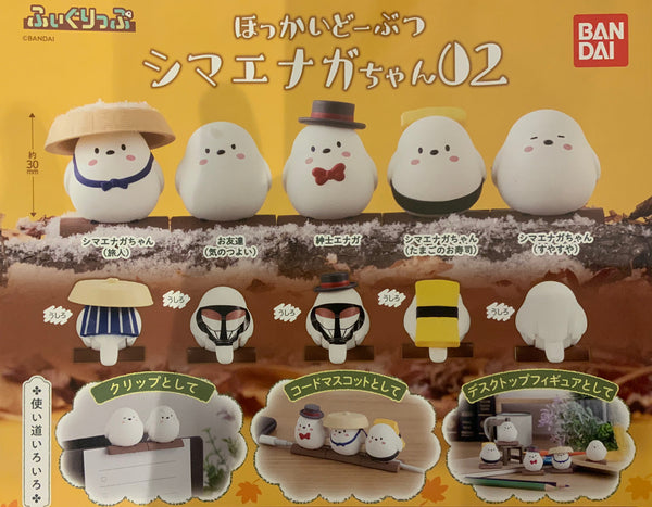 Bird Shimaenaga Chan Cable Holder Figure Vol.2 5 Pieces Set (In-stock)