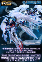 RG 1/144 Gundam Base Limited Wing Gundam Zero EW (Clear Colour) Figure Limited (Pre-Order)