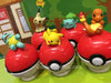 Pokemon Figures Sitting on Pokeball (In stock now)