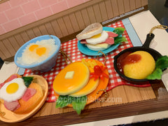 Gashapon Love Breakfast Keychain Set (In Stock)