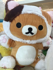 Rilakkuma X Cat Plushes (Relax Bear)